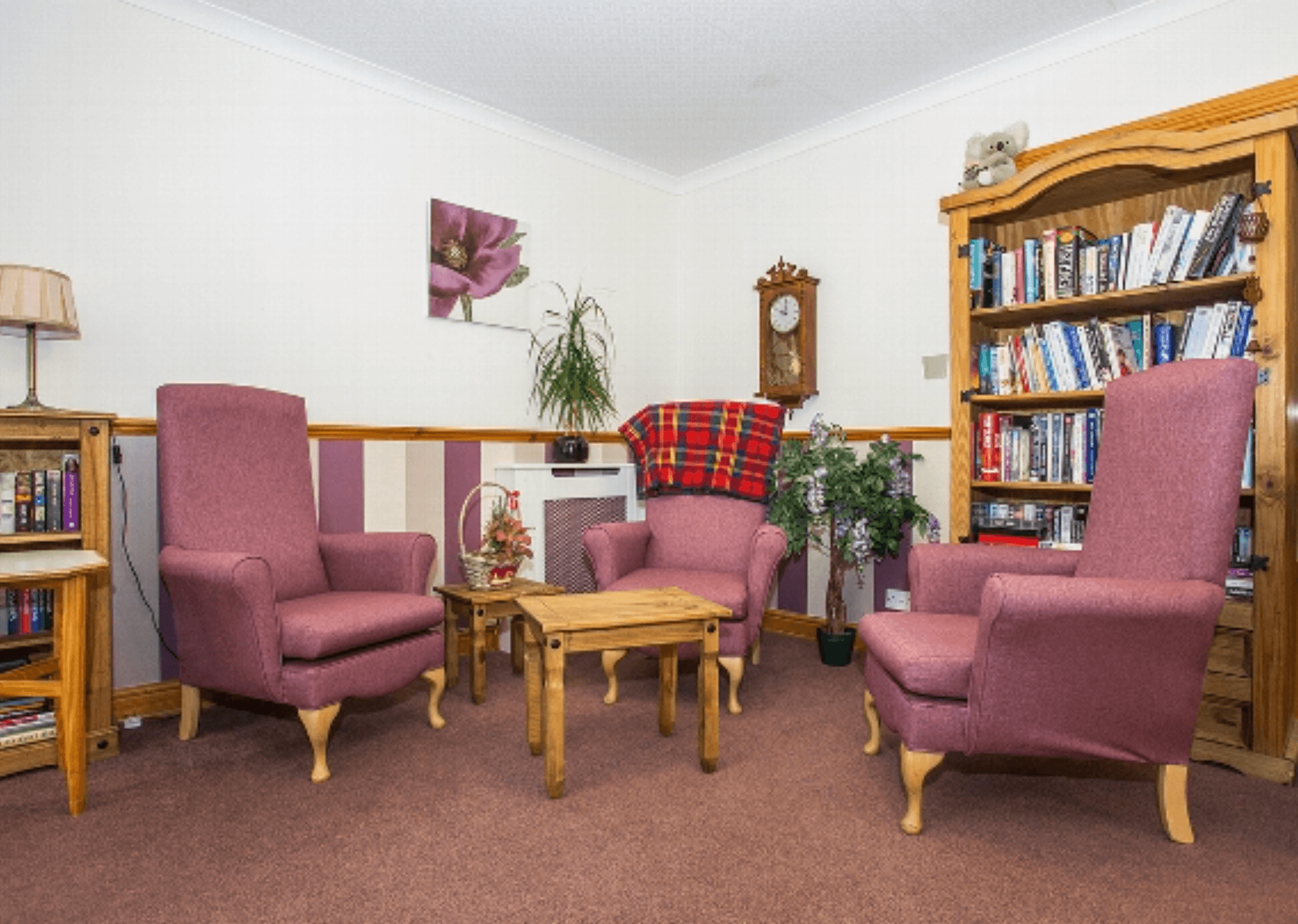 Lounge of Goldielea in Dumfries, Scotland