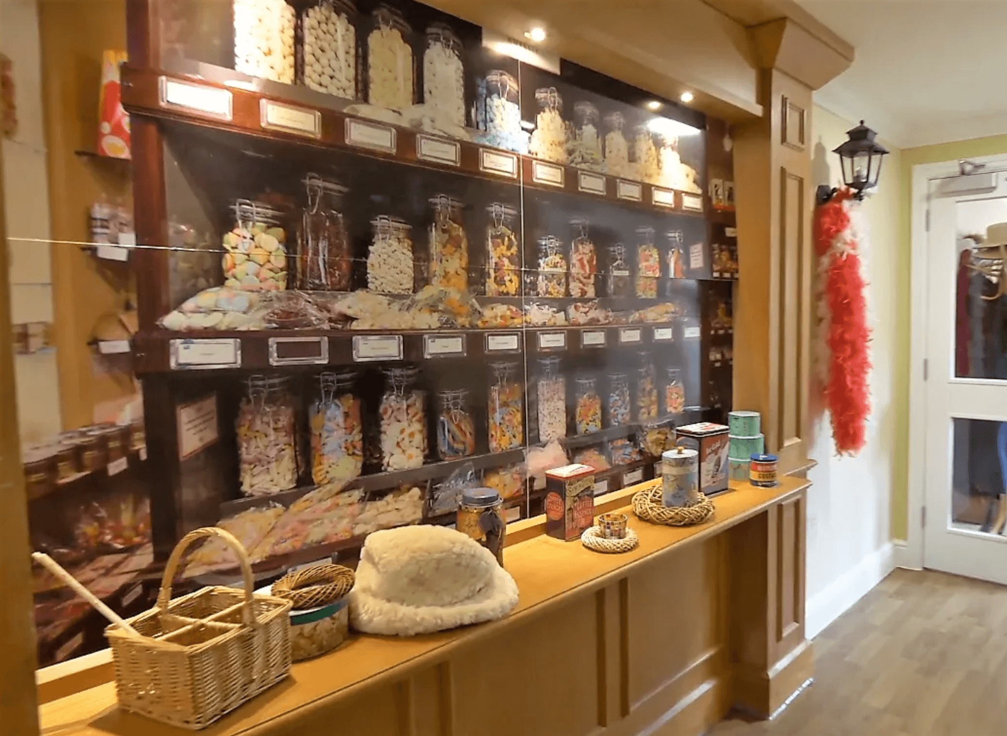Sweet shop of  Langham Court care home in Surrey