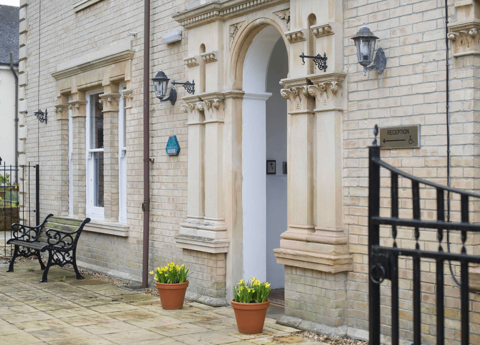 Exterior of  Melford Court in Long Melford, Sullfolk