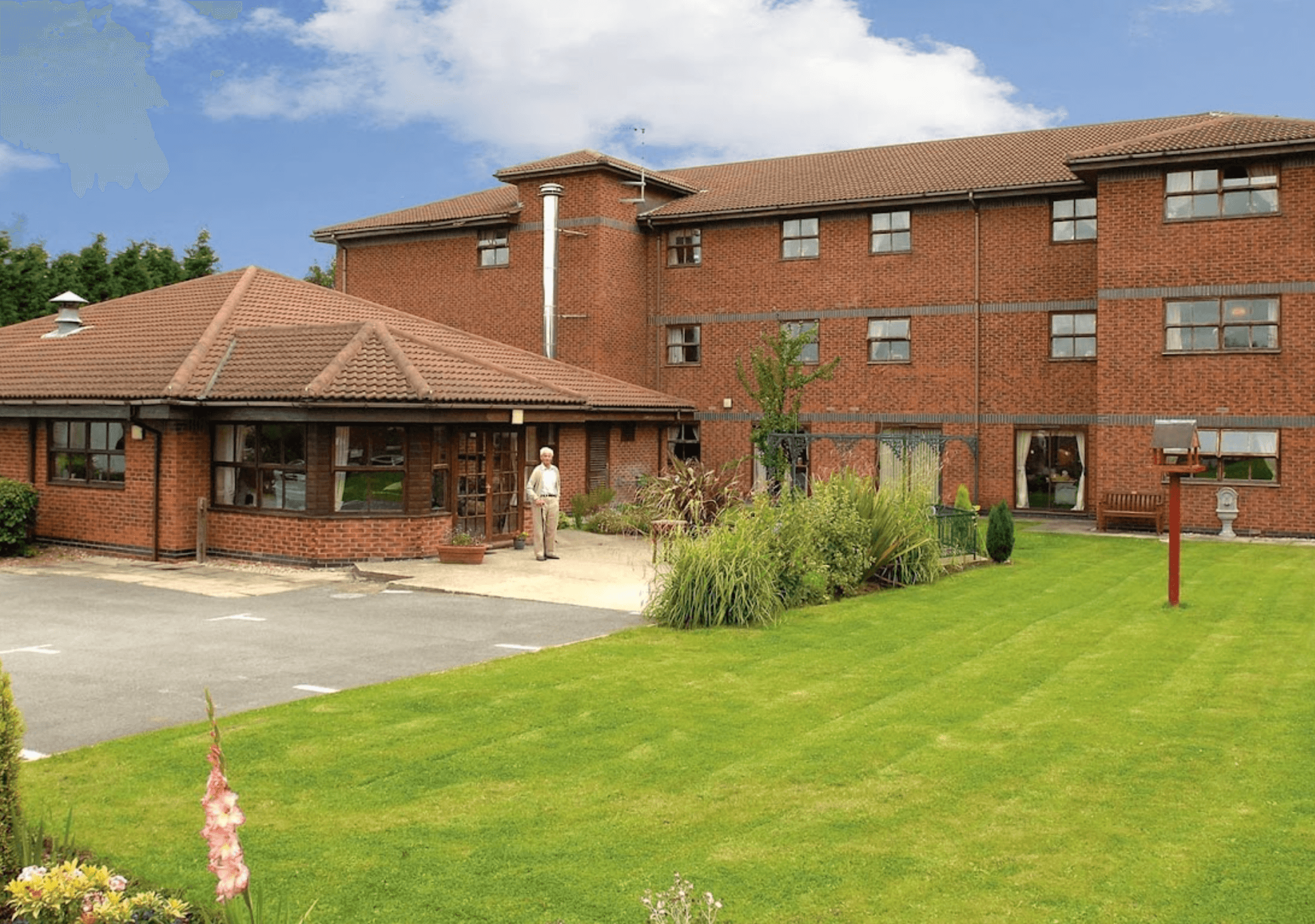 Exterior of Moorgate Lodge care home in Rotherham