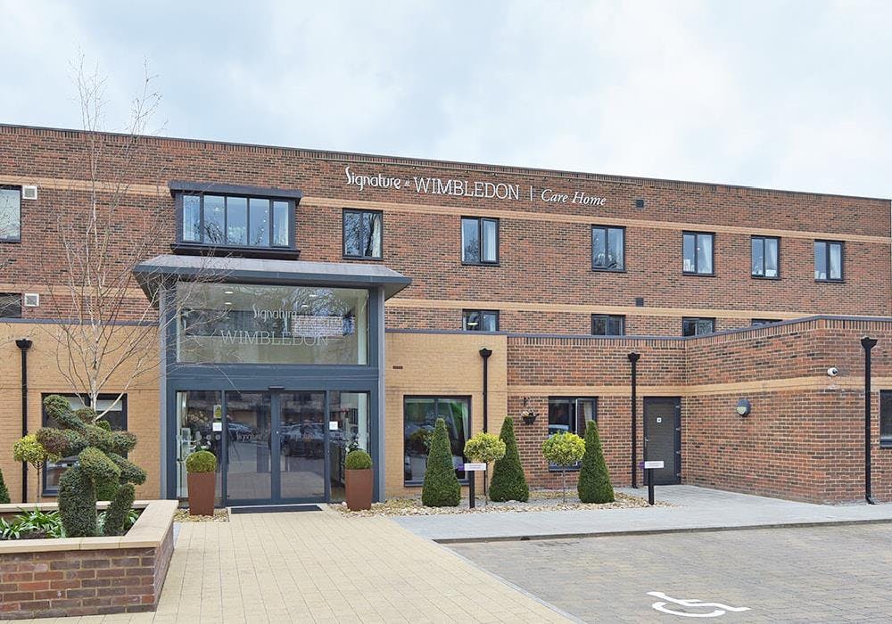 Exterior of Wimbledon Common Care Home in Wimbledon, Greater London