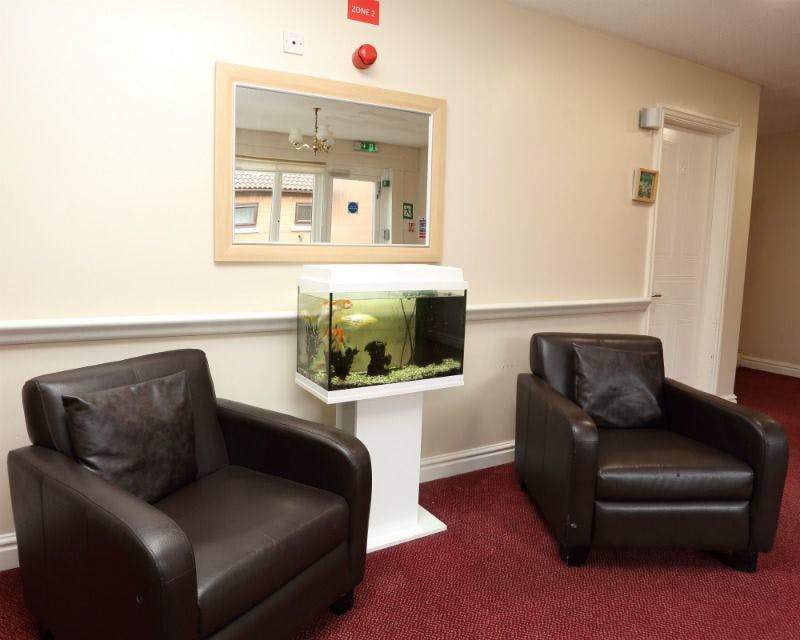 Lounge of Station House Care Home in Crewe, Cheshire East