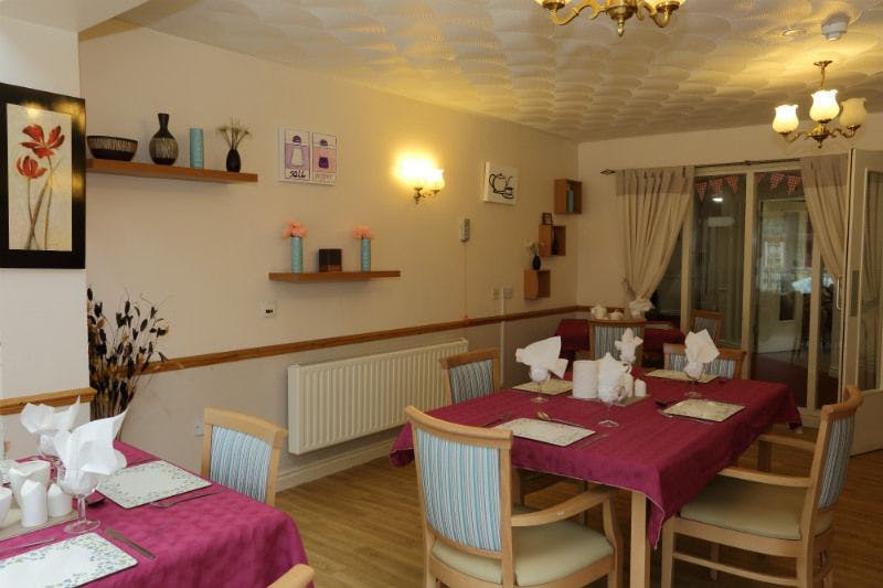 Dining Room of Station House Care Home in Crewe, Cheshire East