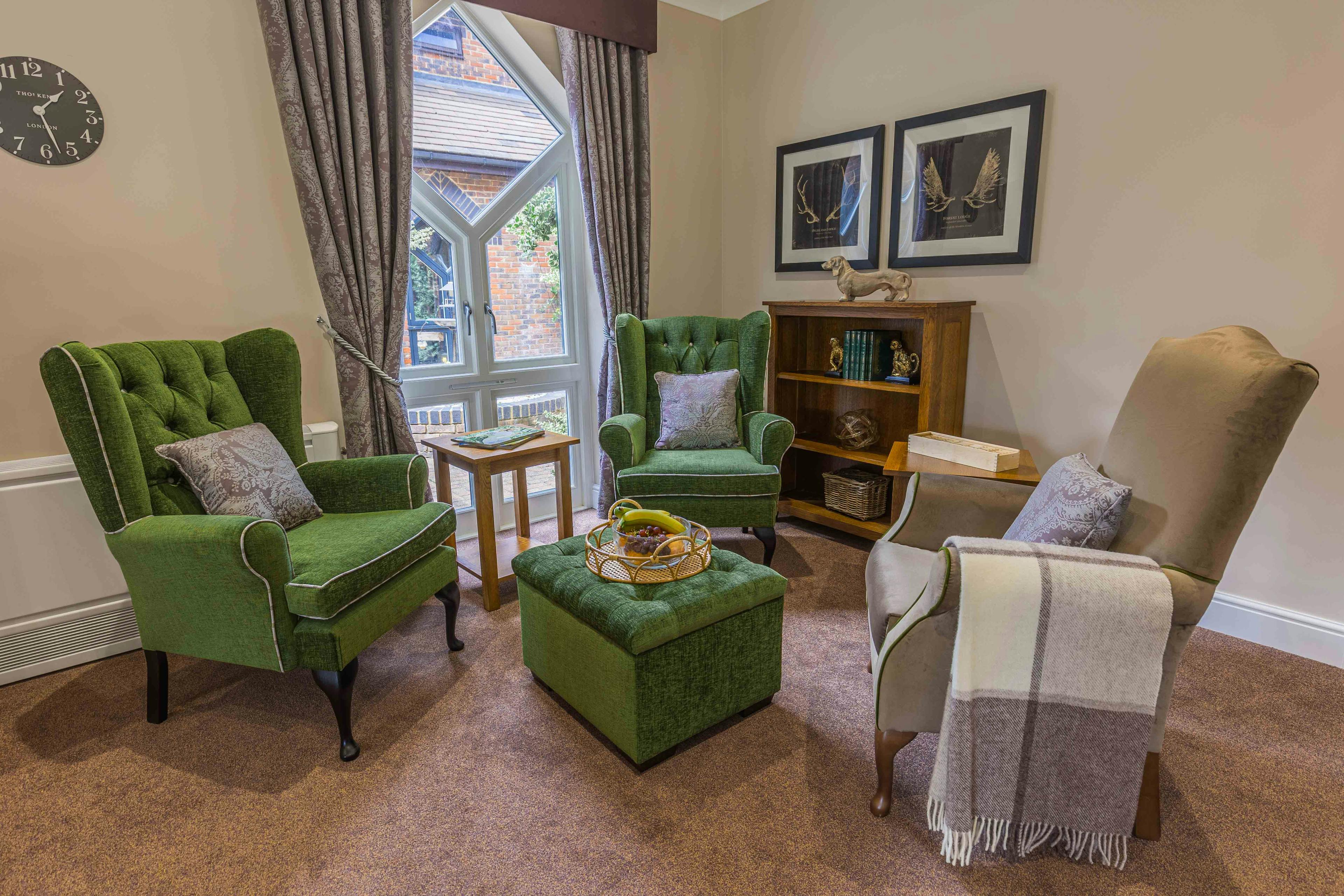 Communal Area at Sutton Valence Care Home in Maidstone, Kent