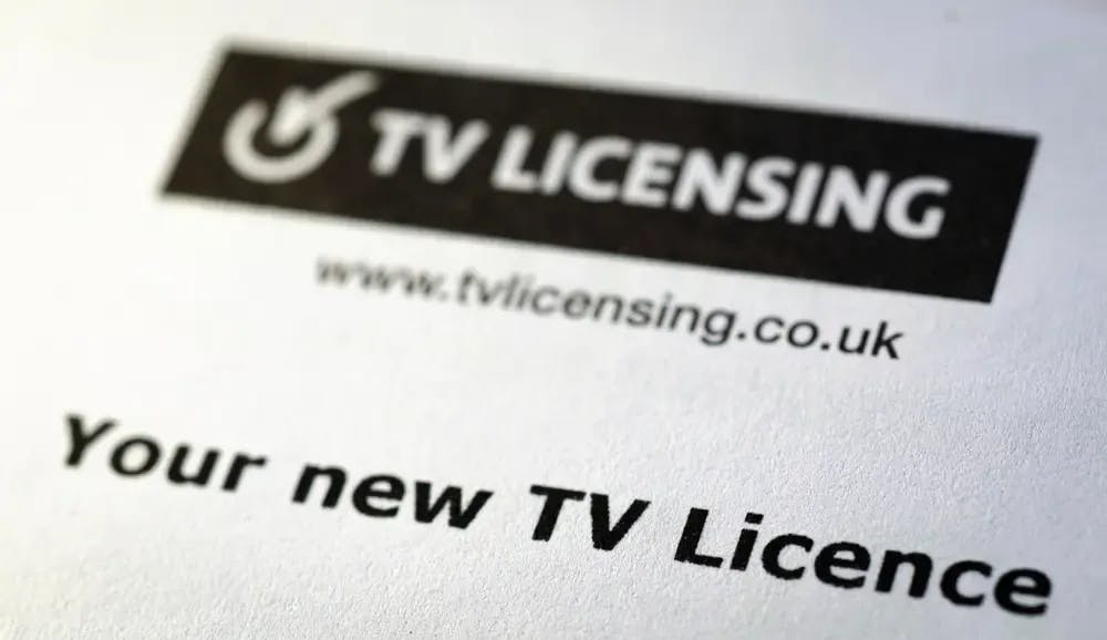 TV licensing certificate