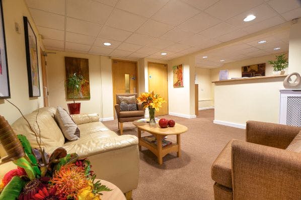Reception of The Burroughs Care Home in West Drayton, Hillingdon