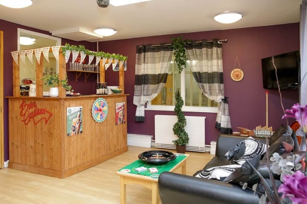 Activity Room of The Burroughs Care Home in West Drayton, Hillingdon