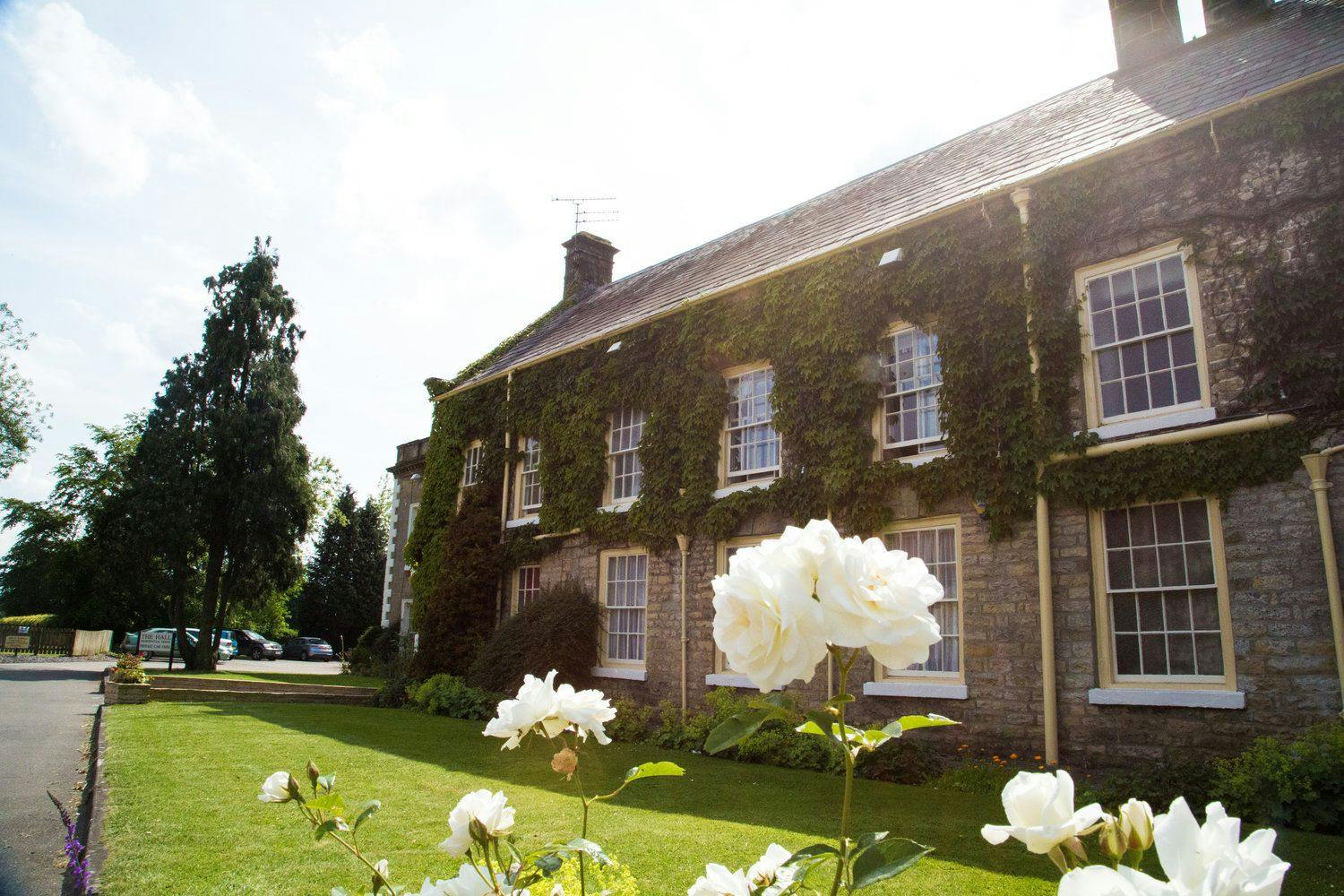 Exterior of The Hall care home in Thornton-le-Dale