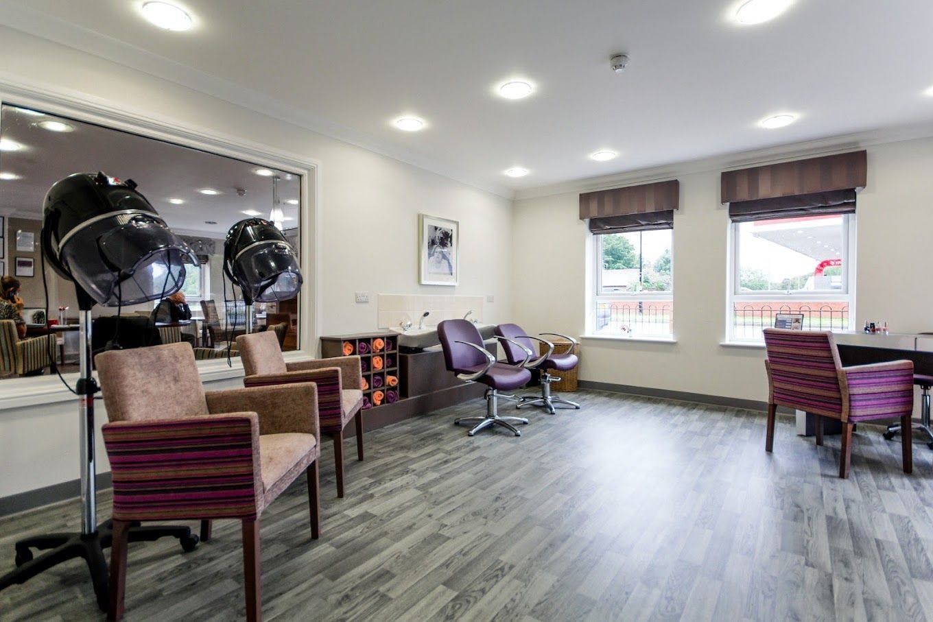 Salon of The Moors care home in Ripon, Yorkshire