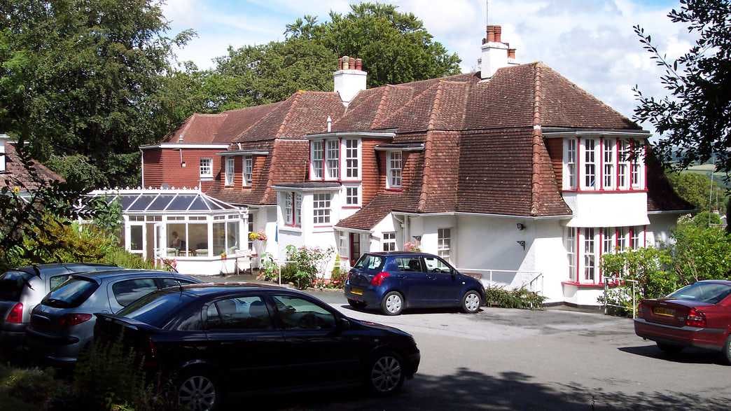 Exterior of The Red House Care home in Yelverton, Devon