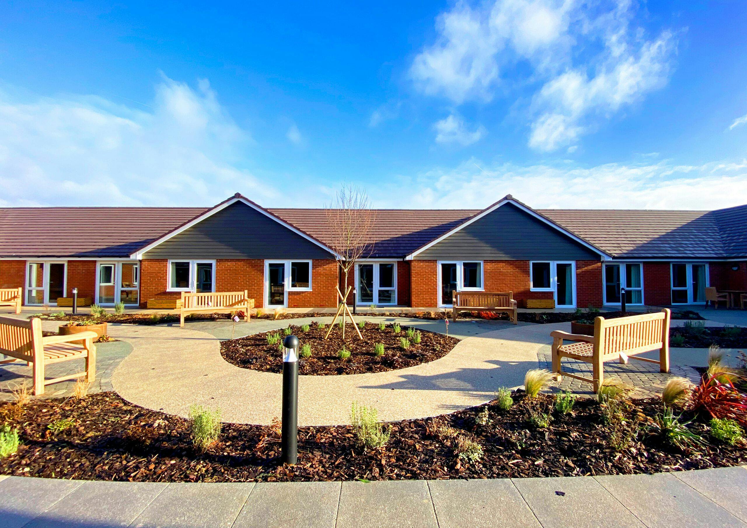Exterior of Thimbleby Court care home in Horncastle, Lincolnshire