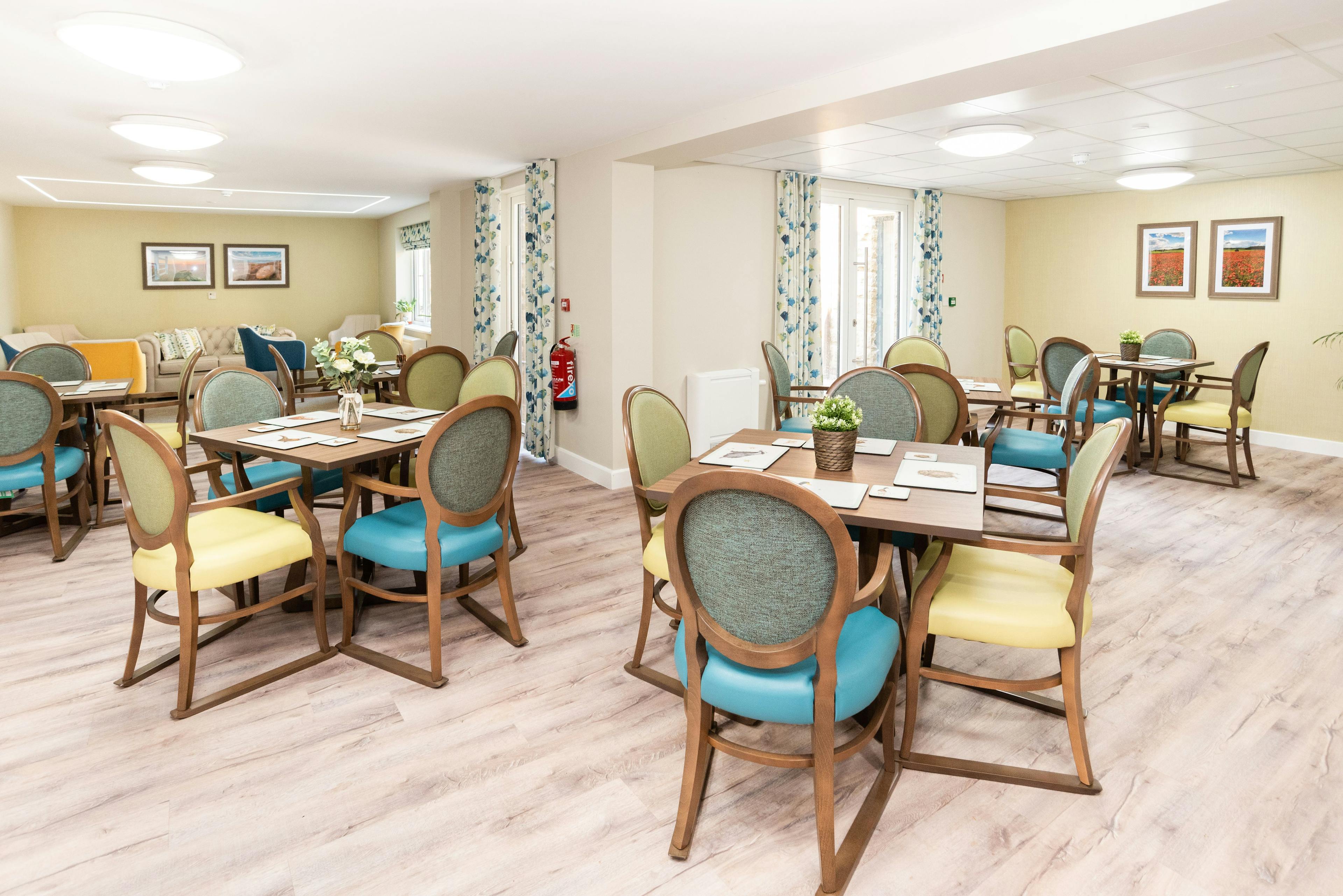 Dining Area at Valley Lodge Care Home in Matlock, Derbyshire
