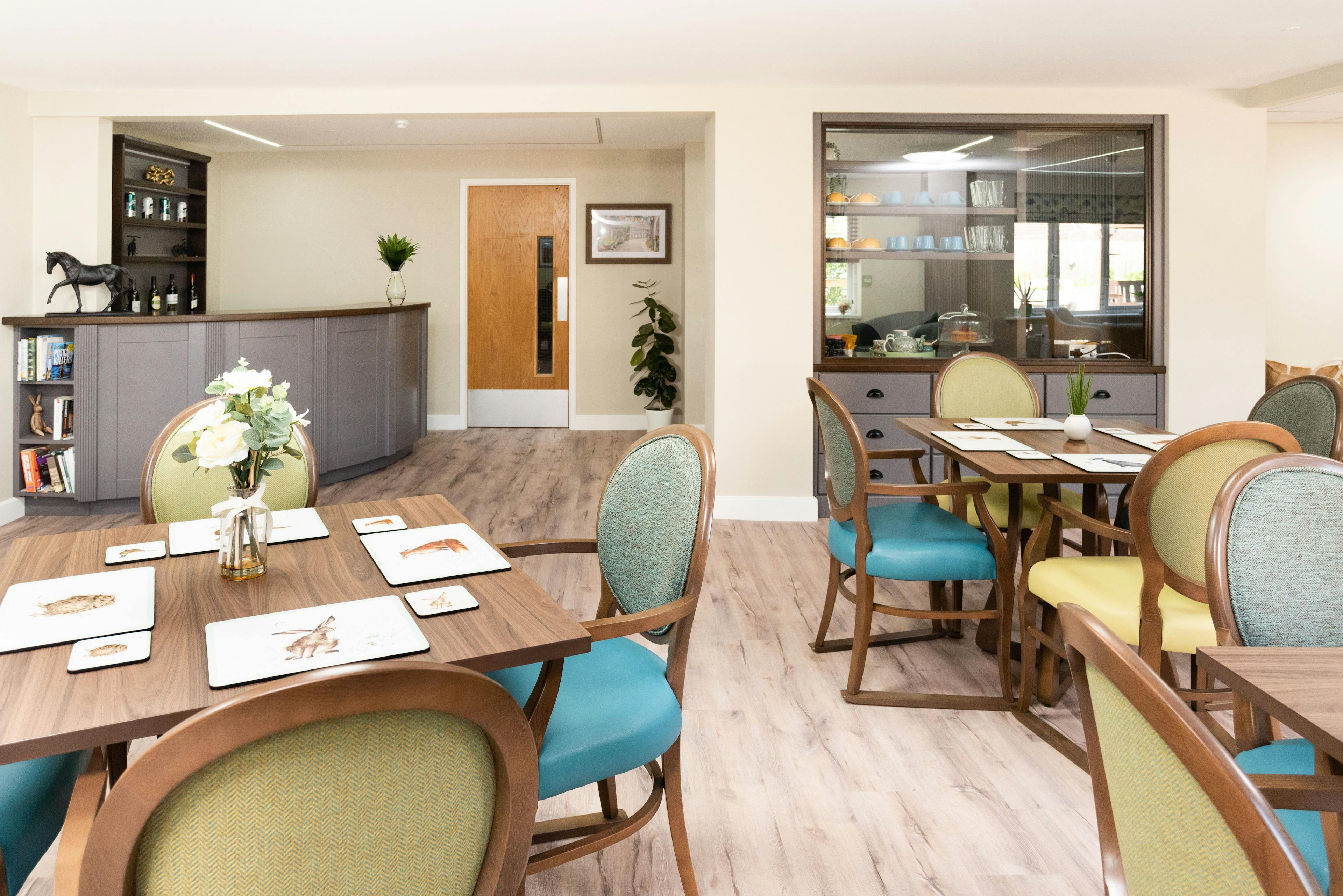 Dining Area at Valley Lodge Care Home in Matlock, Derbyshire