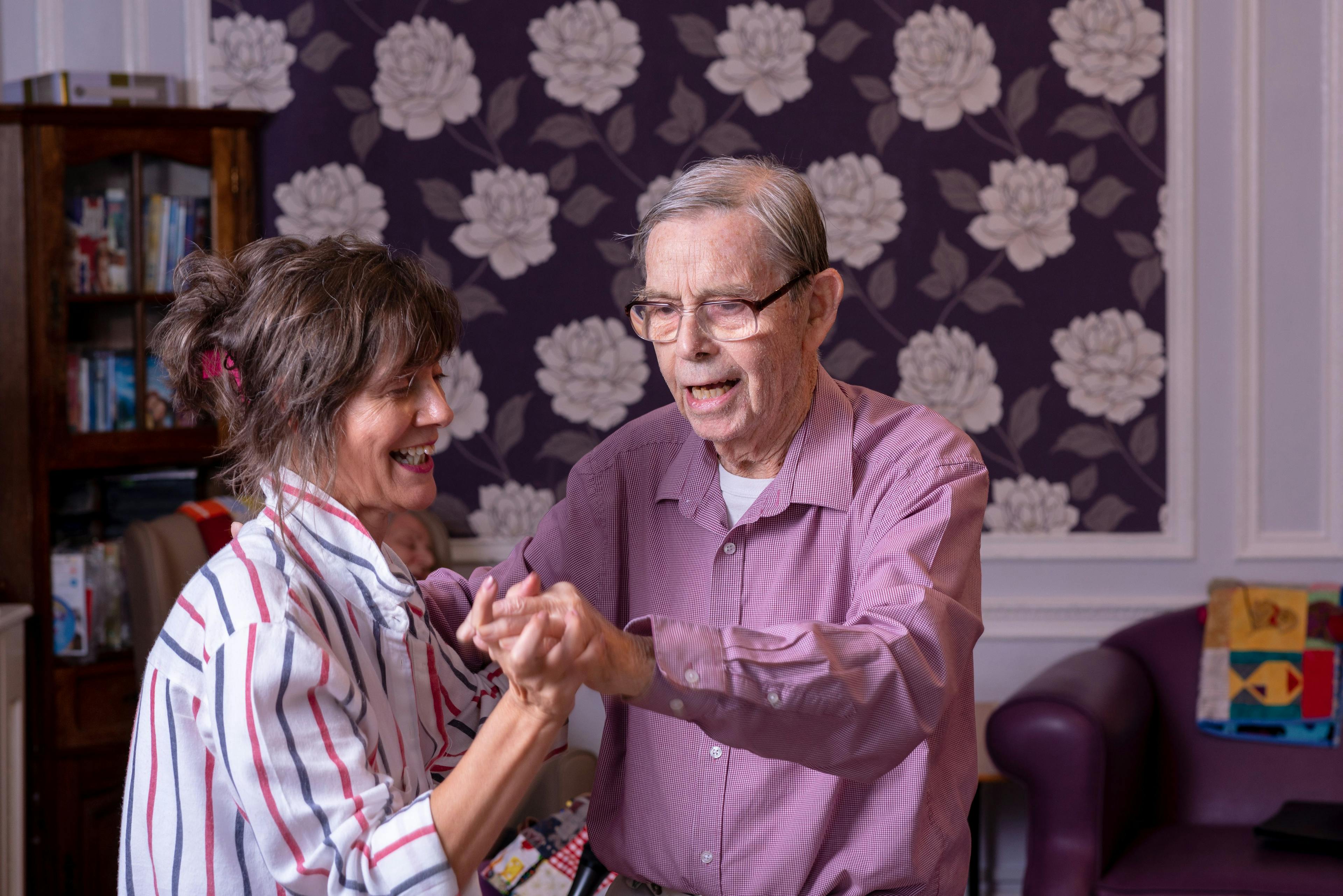 Residents of Woodlands Park care home in Great Missenden, Buckinghamshire