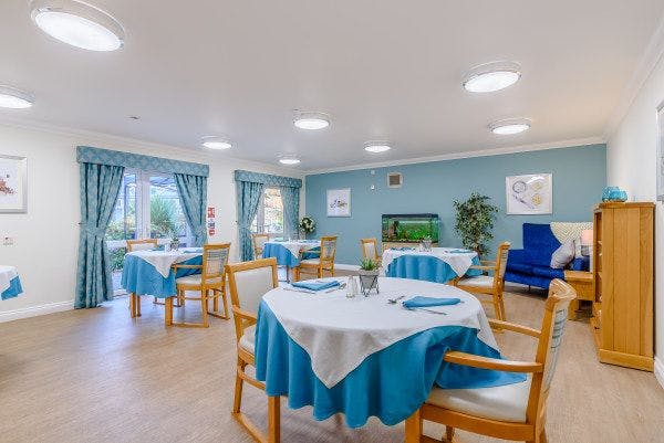 Dining Area at Wantage Residential & Nursing Home, Wantage, Oxfordshire