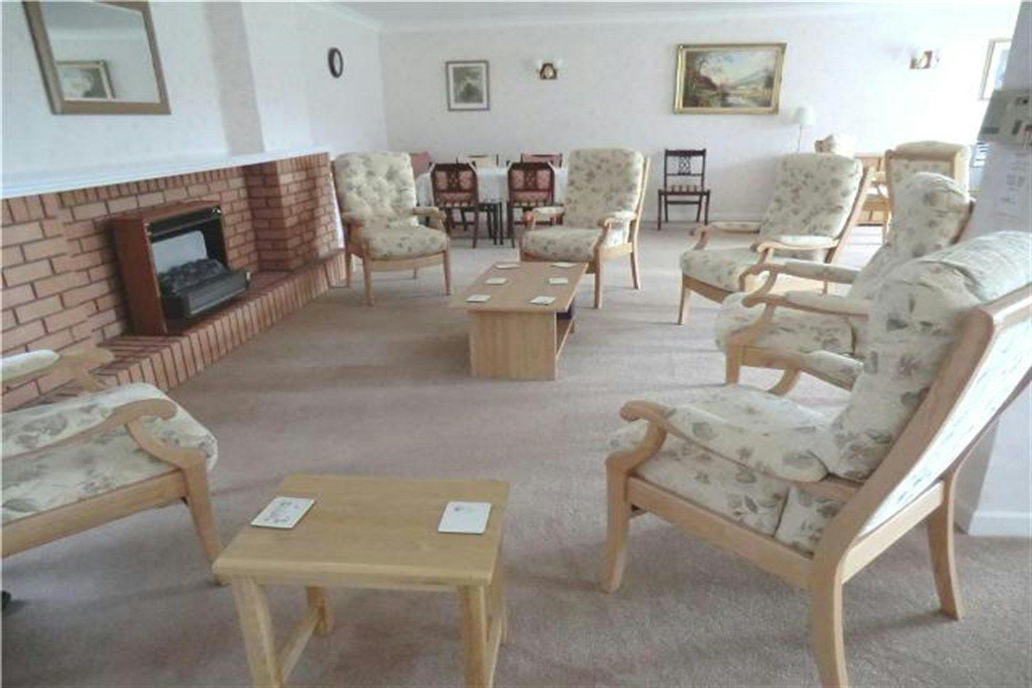 Communal Lounge at Waverley House Retirement Development in New Milton, New Forest