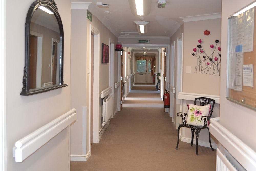 Hallway at West Ridings Care Home in Wakefield, West Yorkshire