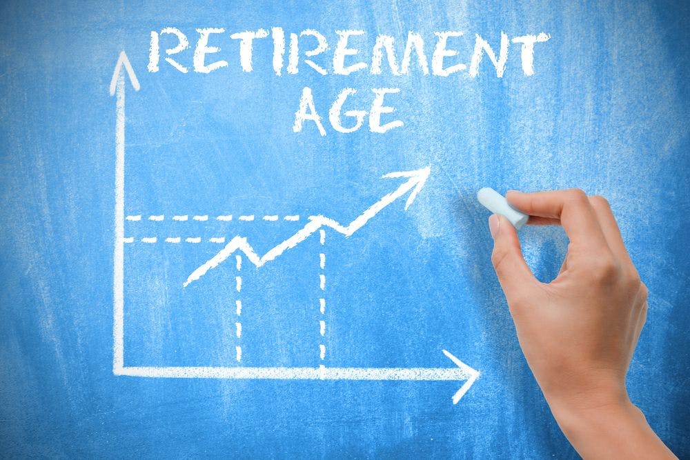 What is the retirement age for men and women in the UK