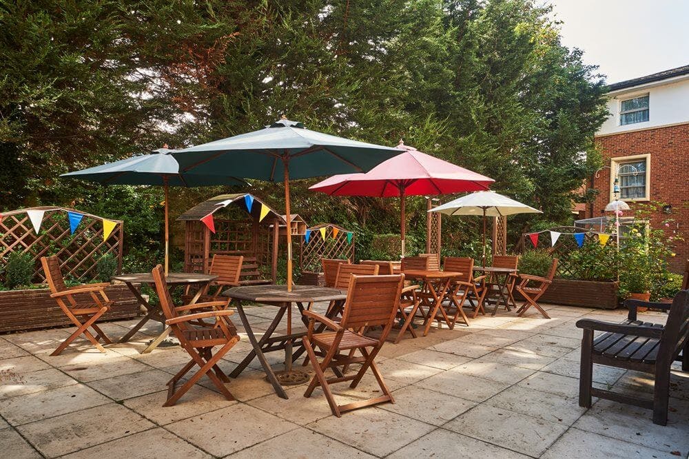 Garden of Whitefarm Lodge Care Home in Twickenham, Richmond upon Thames