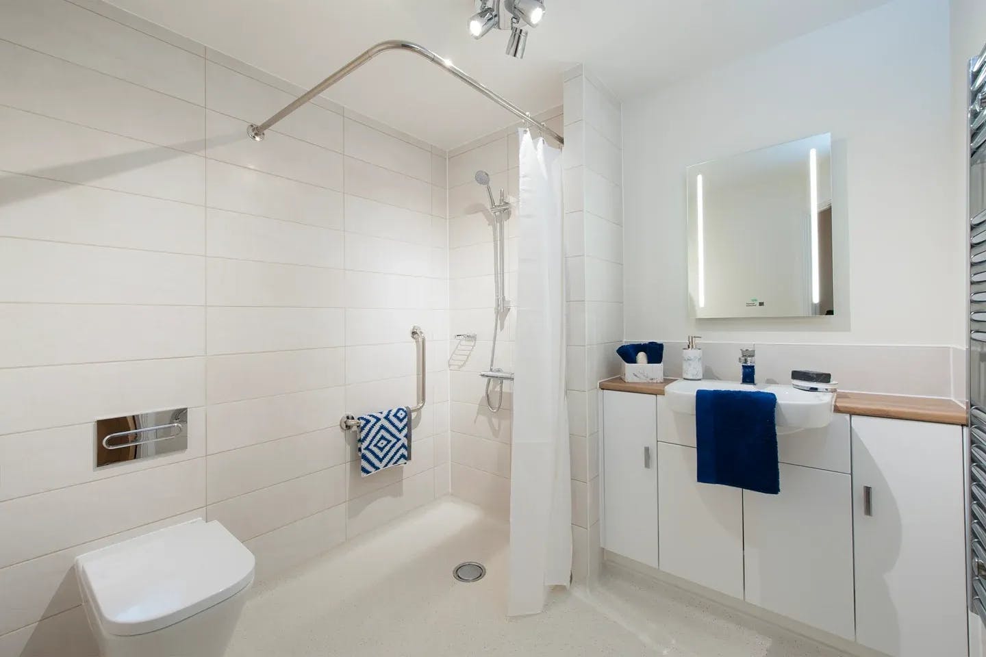 Bathroom at William House Retirement Apartment in Thatcham, West Berkshire