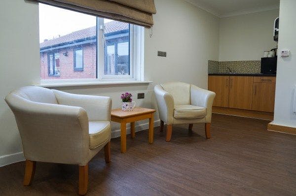 Communal Area at Willow Gardens Residential & Nursing Home, Bootle, Merseyside