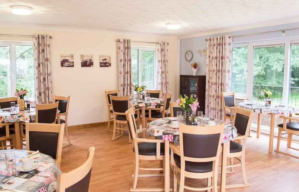 Dining Room at Woodstock Care Home in Dereham, Breckland