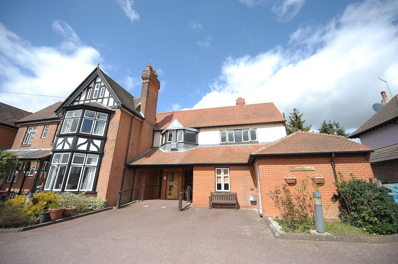 Exterior of Beechlands Care Home in Loughton, Essex