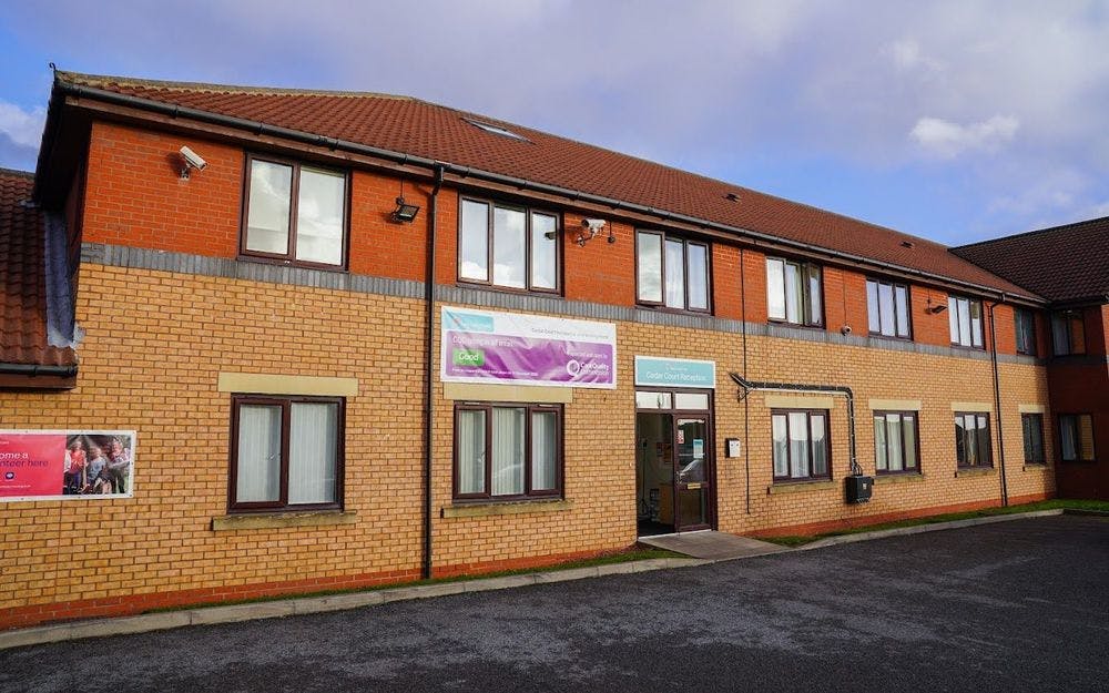 Exterior of Cedar Court Care Home in Seaham, County of Durham