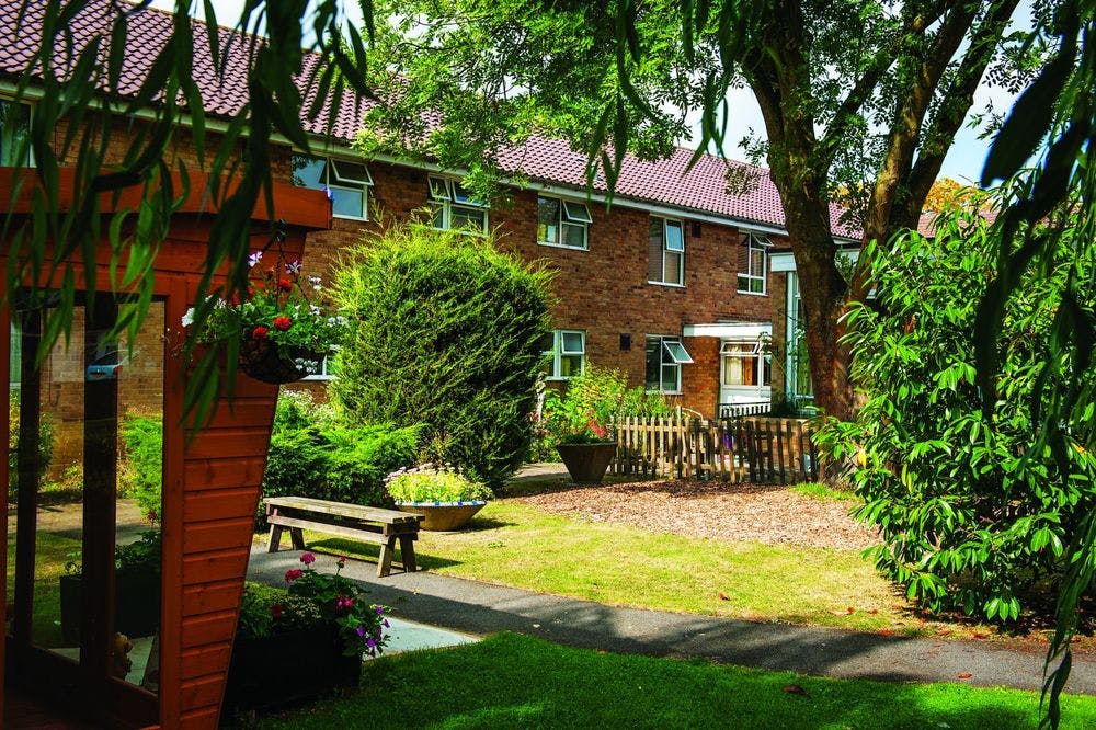 Exterior of Marston Court Care Home in Oxford, Oxfordshire
