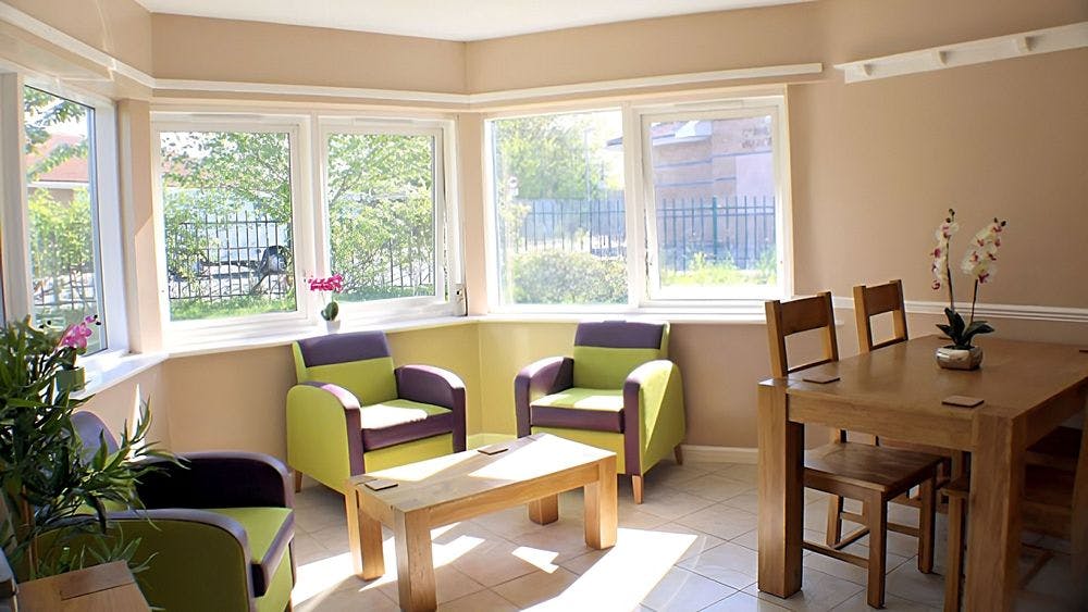 Communal Area of Rose Lodge Care Home in Newton Aycliffe, County Durham