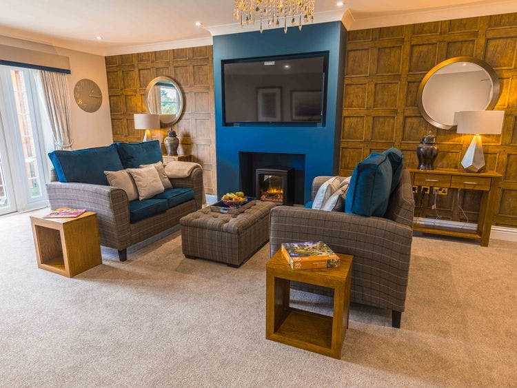 Communal Lounge at Alice Grange Care Home in Kesgrave, East Suffolk