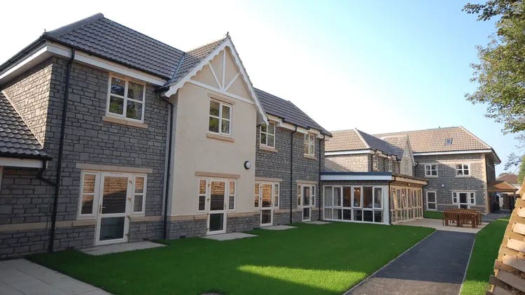 Exterior of Acer House Care Home in Weston-Super-Mare, North Somerset
