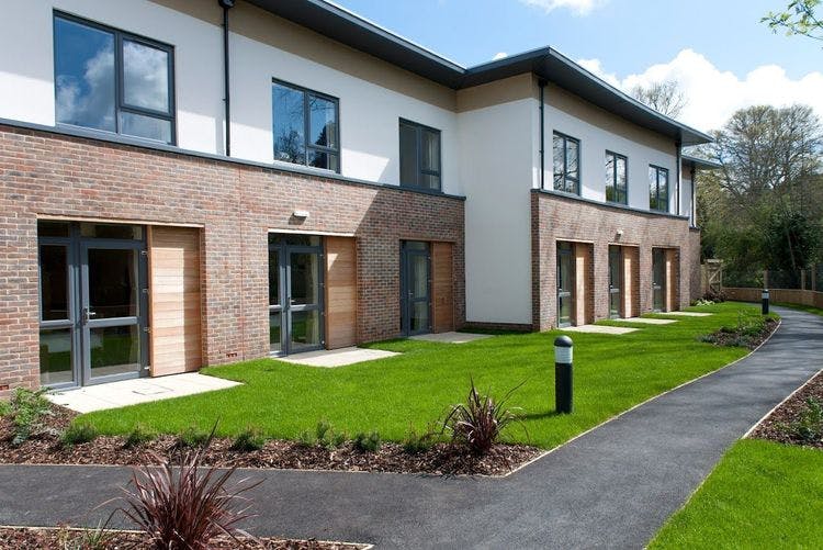 Exterior of Mill View Care Home in East Grinstead, Mid Sussex
