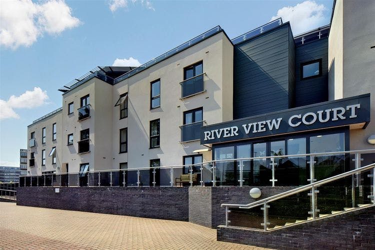 Exterior of River View Court Retirement Development in Nottingham, Nottinghamshire