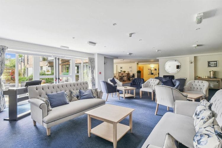 Communal Lounge at The Clockhouse Retirement Development in Guildford, Surrey