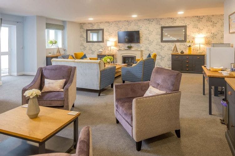 Communal Lounge at Sycamore Court Retirement Development in Scarborough, North Yorkshire