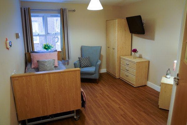 Bedroom at Rushyfields Residential & Nursing, Brandon, Durham