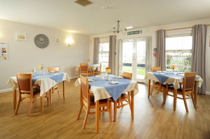 Dining Room of The Willows Care Home in Middlesborough, North Yorkshire