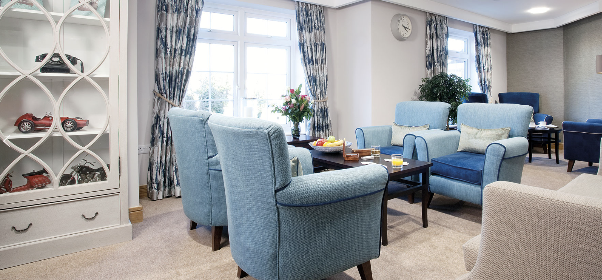 Communal Lounge of Aarandale Manor Care Home in London, England