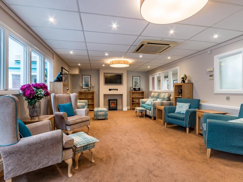 Communal Lounge in Austen House Care Home in Woodley, Wokingham