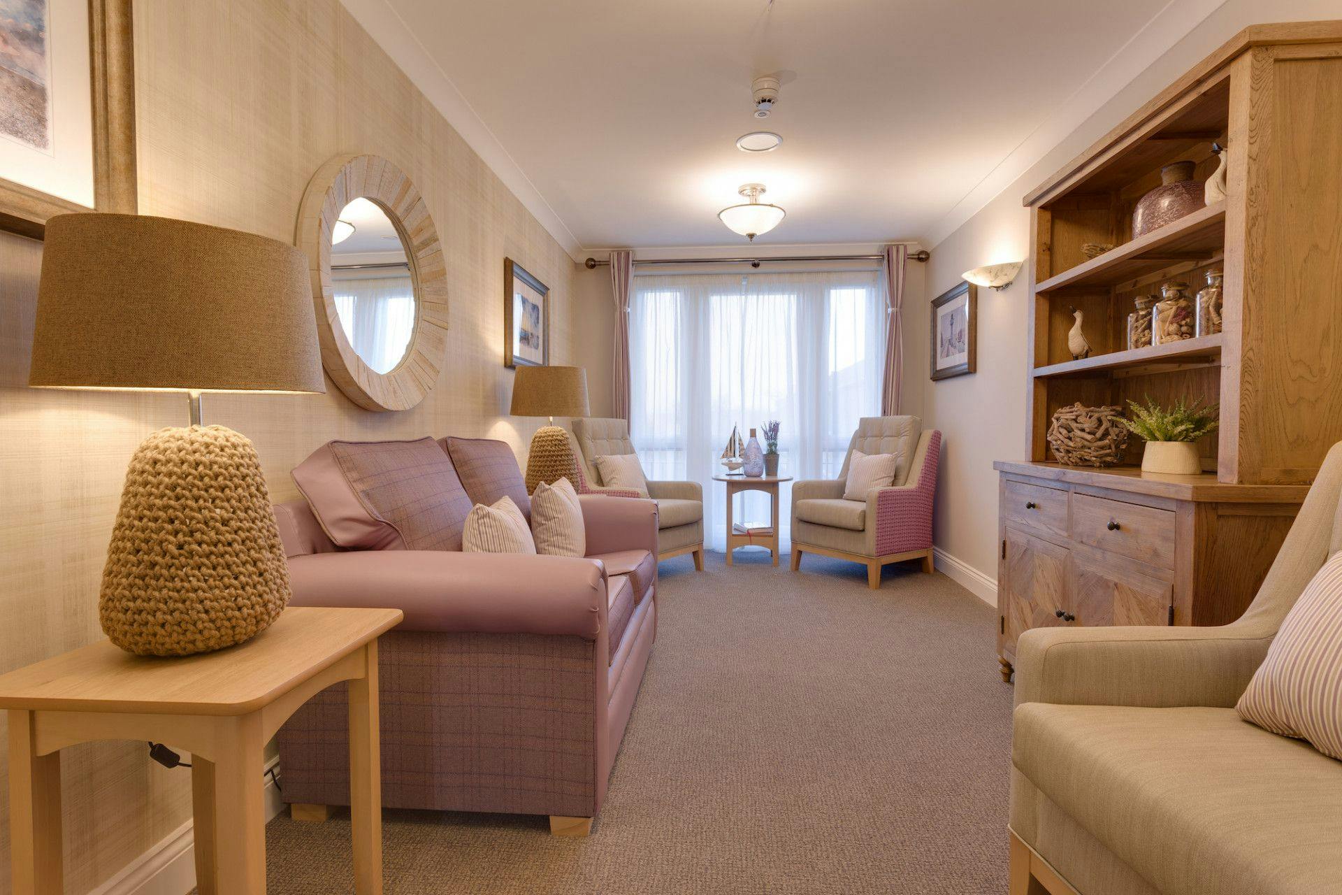 Communal Area of Harrier Lodge Care Home in Whitstable, Canterbury