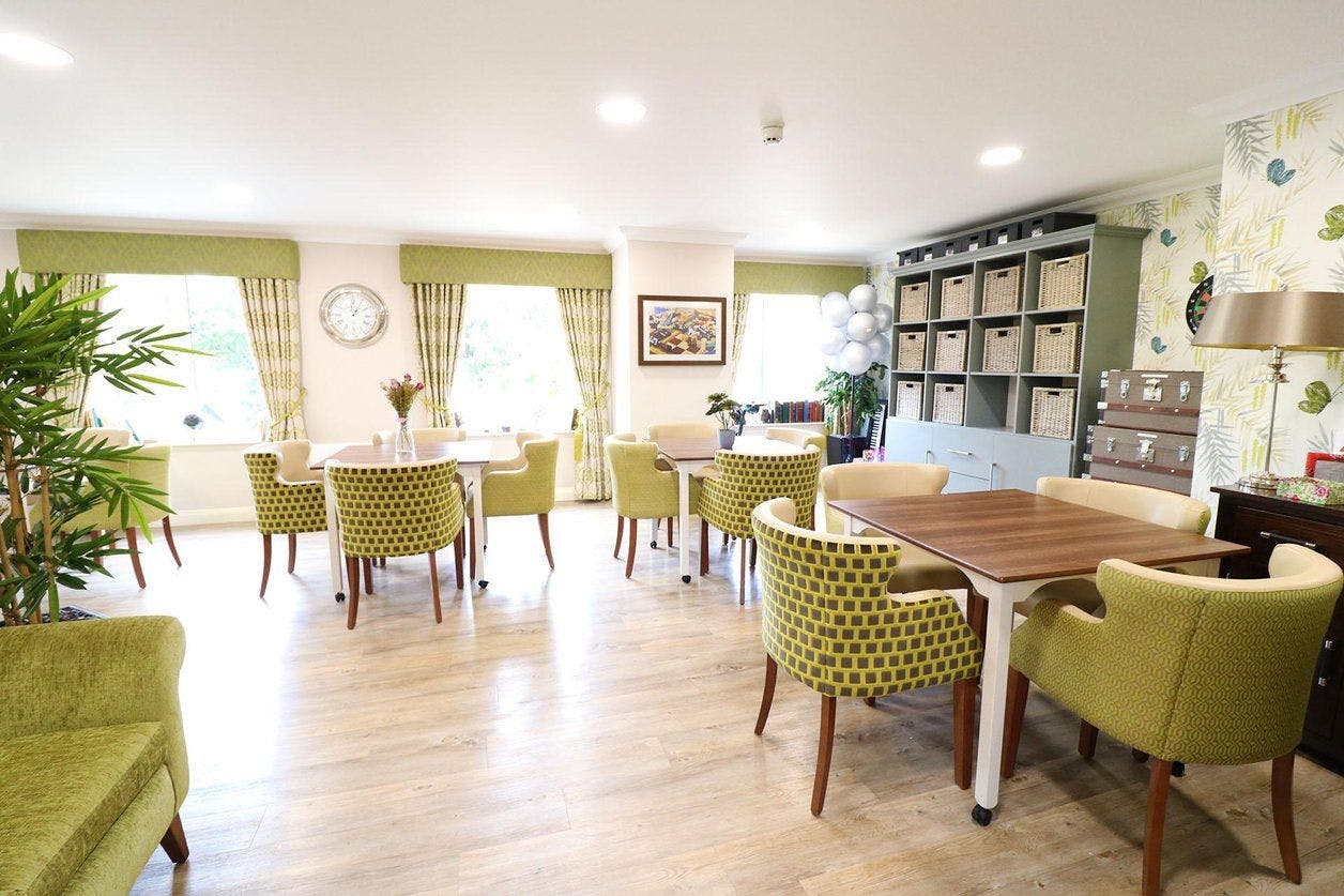 Dining Room at Wimbledon Common Care Home in Wimbledon, Greater London