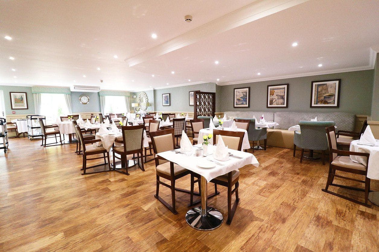 Dining Room at Wimbledon Common Care Home in Wimbledon, Greater London