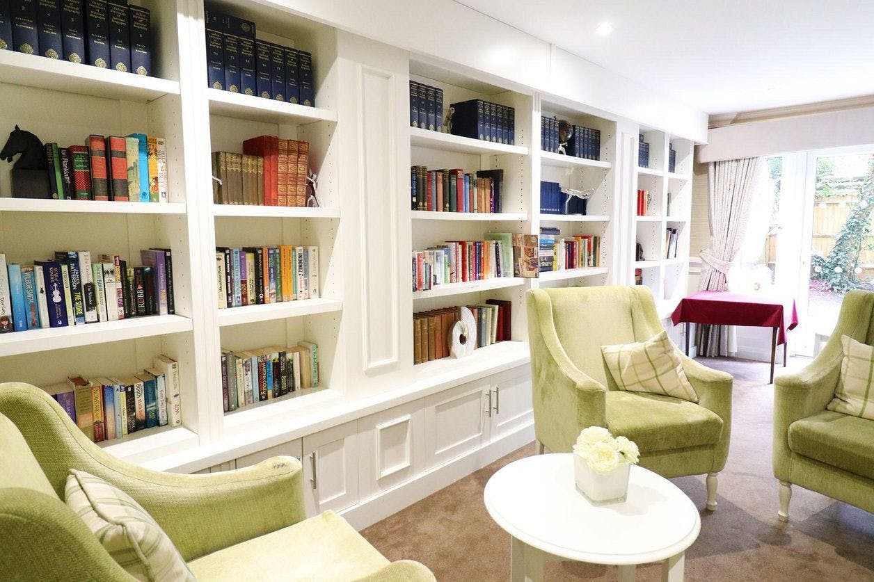 The communal area in the Signature at Wimbledon Care Home