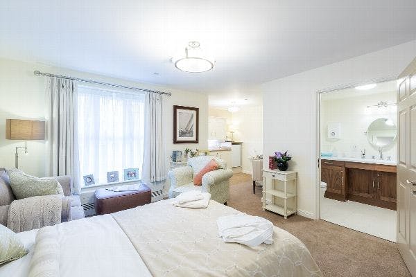 Bedroom at Chorleywood Manor Care Home in Chorleywood, Greater London