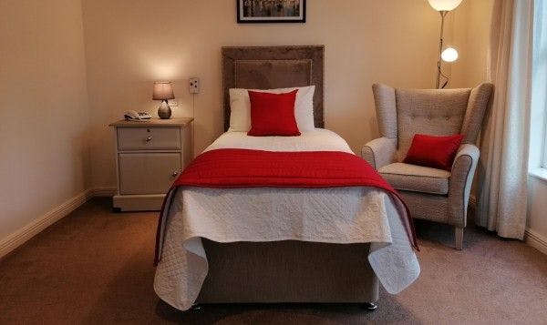 Bedroom of Elstree View care home in Hertsmere, Hertfordshire